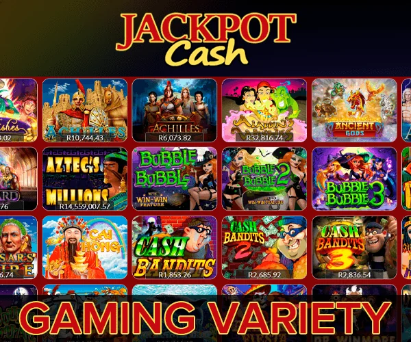Jackpot Cash Casino's Games section