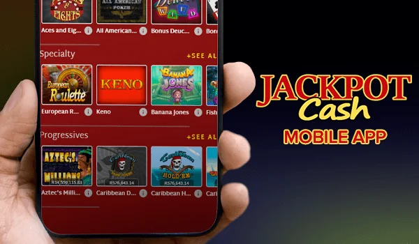 Jackpot Cash Casino mobile version - instructions for playing on smartphones