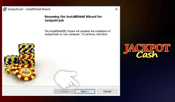 Guide for installing Jackpot Cash Casino desktop app