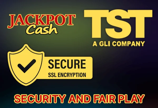 SSL certification for security at Jackpot Cash Casino