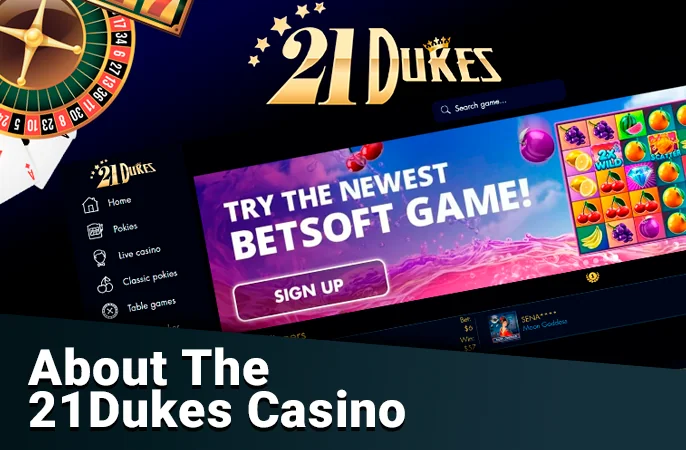 Details about 21Dukes Casino's proprietors and its licensing information