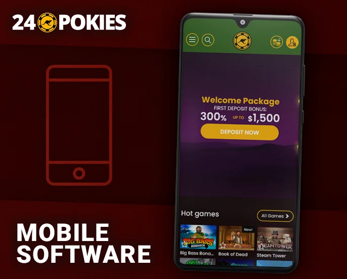 A breakdown of how 24 Pokies Casino performs on mobile devices.