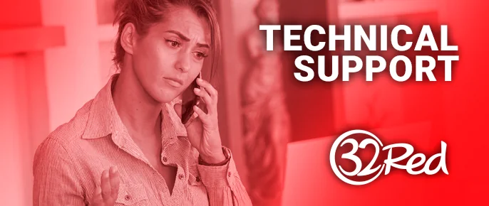 Support at 32Red Casino - how to contact