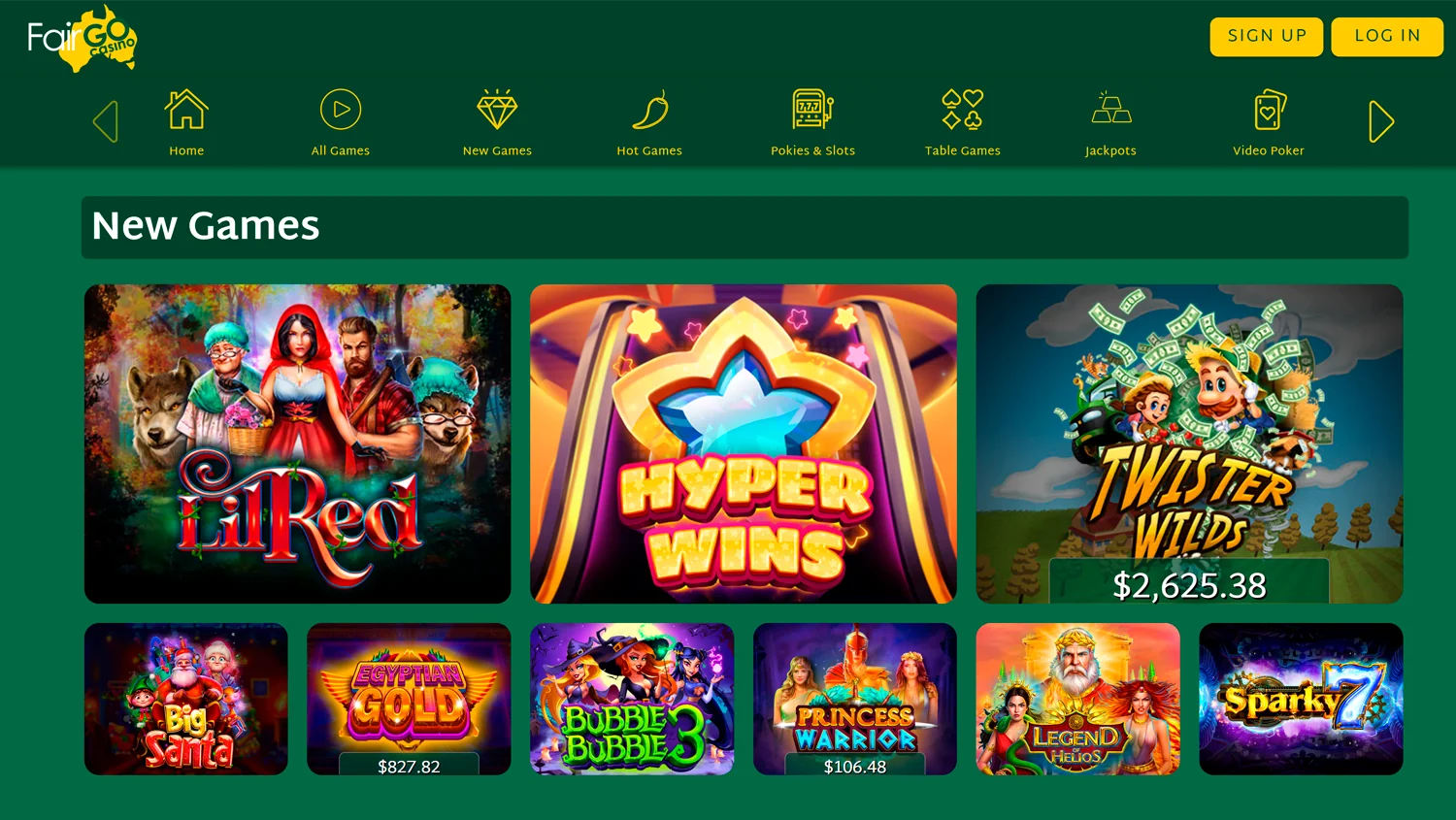 Real Money Slot Machines on Fair Go Casino Platform