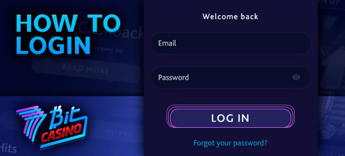 7Bit Casino AUS – Log-In Instructions