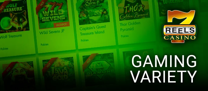 Gaming Variety at 7Reels Casino – Slots, Blackjack, and Beyond