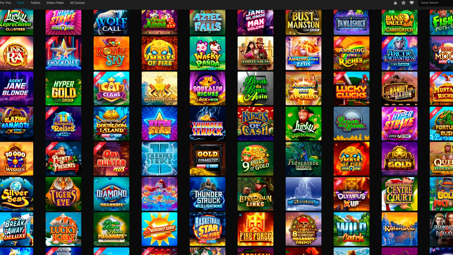 Explore Real Money Games on Spin Palace Casino's Official Page