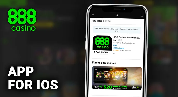 Enjoy 888 Casino on iPhone software – download instructions.