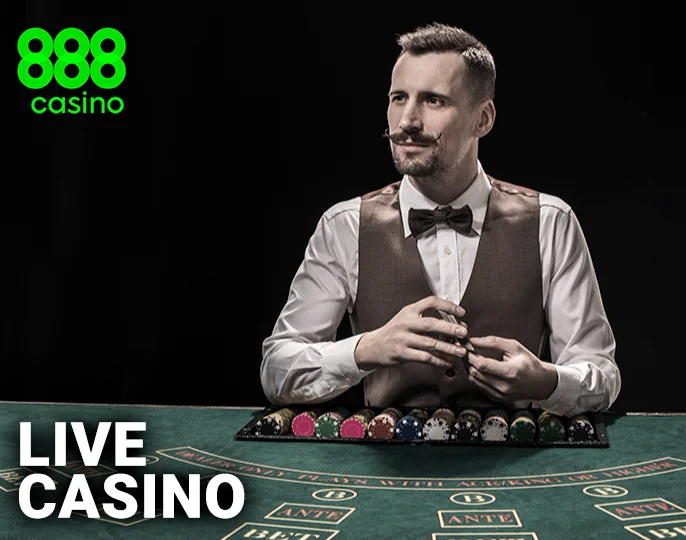 From the Live Games Dealer at 888 Casino - a chance to play live games awaits.