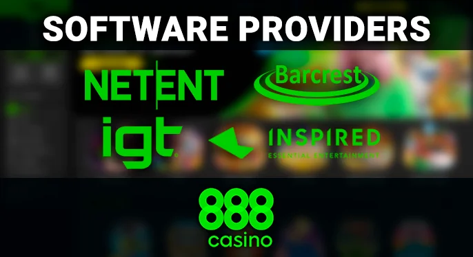Discover the lineup of Software Vendors at Casino 888 – a detailed list of contributors.