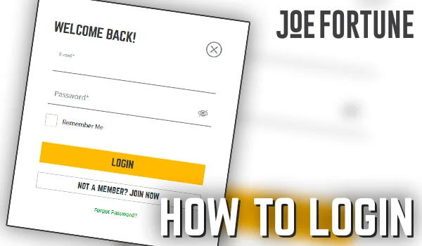 Joe Fortune Casino Login Procedure - Authorization Guide