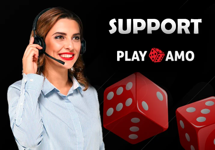 How to reach customer service at PlayAmo Casino.