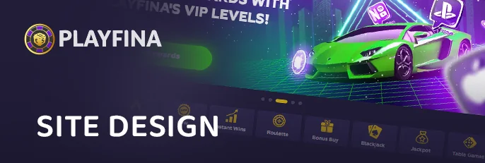 Navigating Playfina Casino's Online Interface