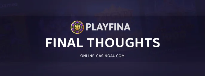 Live Games section gloriously displayed on the Playfina Casino site.
