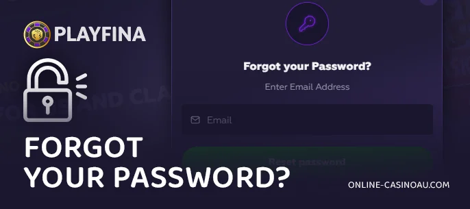 Account Recovery at Playfina Casino
