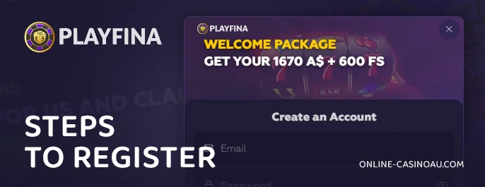 Guide to Account Creation at Playfina Casino