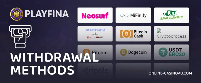 Explore Playfina’s withdrawal solutions for Aussie gamers.