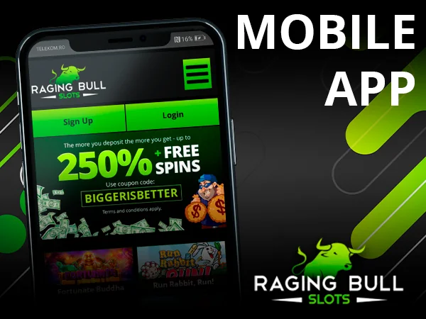 Engage with Raging Bull Casino on-the-move with iOS and Android compatibility