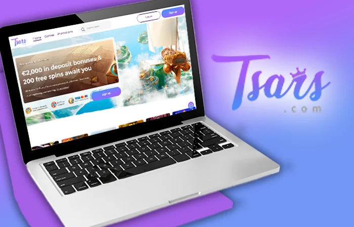 Tsars Casino nudges visitors with compelling reasons to choose their platform.