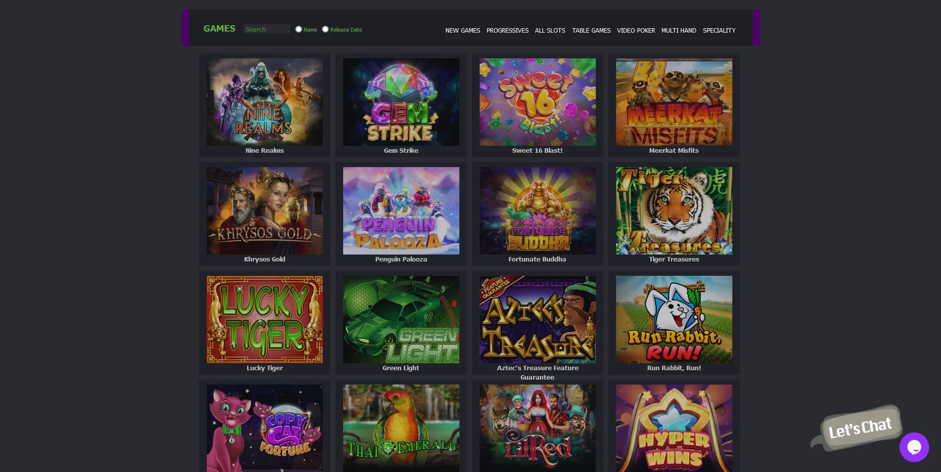 A Look at the Real Money Games Section on White Lotus Casino’s Platform