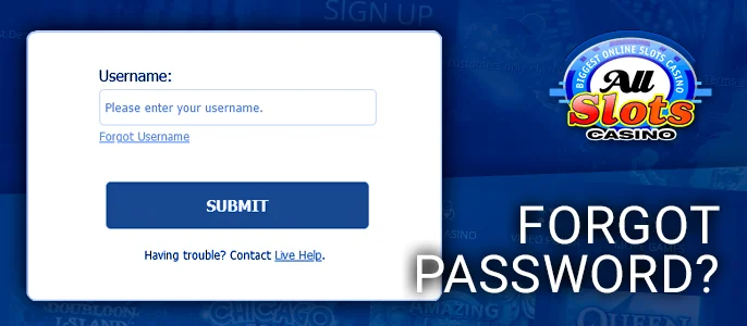 All Slots Casino Password Recovery Process - Regain Account Access