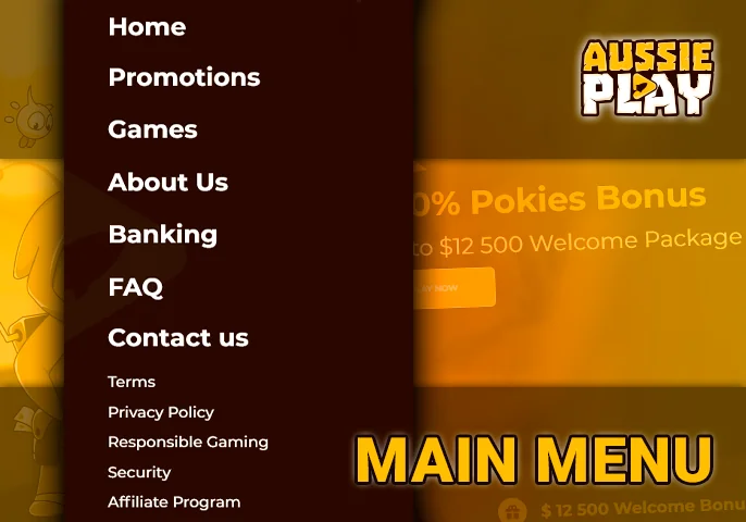 The first section of the website grabs attention with a large promotional banner detailing the welcome bonus. An orange ‘Play Now’ button prominently invites visitors to claim the offer.