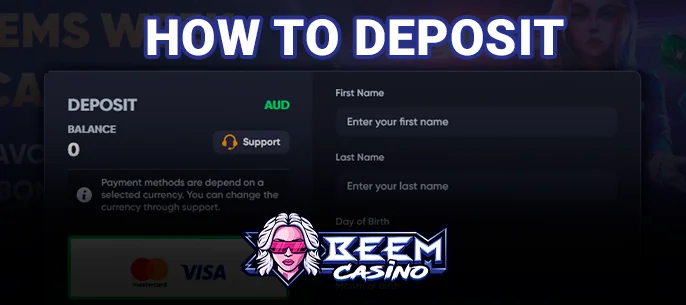 <b>Step 1</b> – Navigate to the casino's official site and log into your account.