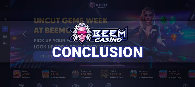 Absolutely. Holding a valid Curacao eGaming license under number CEG_IP/2020-0817, Beem Casino offers an extra layer of data security with two-factor authentication.