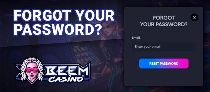 Guide to recovering a Beem Casino account password