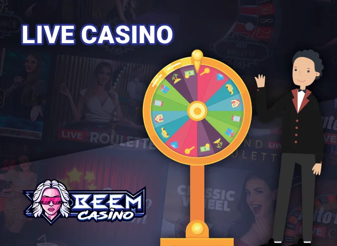 Live games at Beem Casino include options like roulette, blackjack, and baccarat, among others.