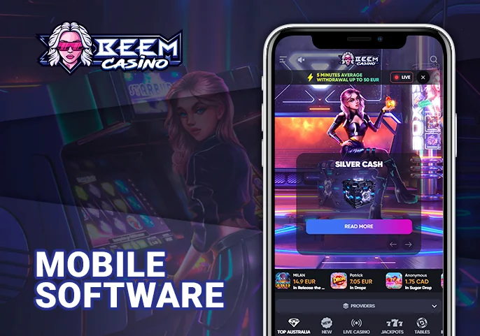 Launch your mobile browser of choice and enter the casino's website address.