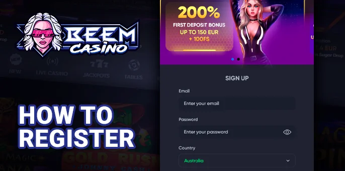 Beem Casino registration guide: setting up your account explained