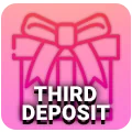 70% Third Deposit Bonus up to AU$700