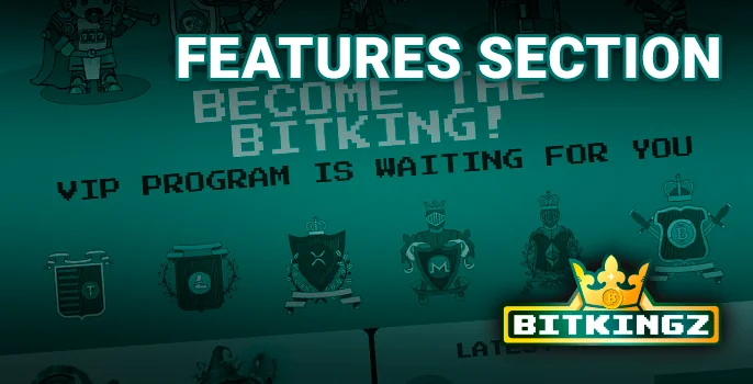 Information on Bitkingz Casino's loyalty scheme and recent winners