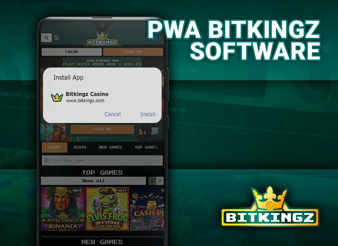 <b>Step 1</b> – Fire up your browser and journey to the official Bitkingz website.
