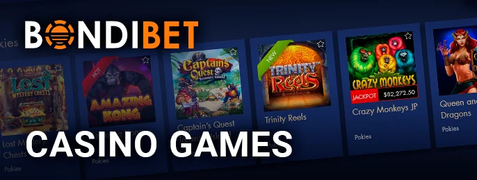 Game Variety at BondiBet Casino