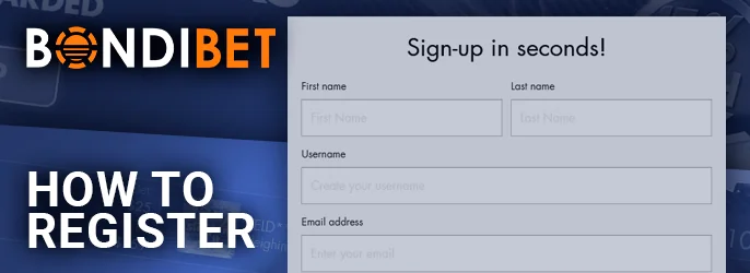Creating an Account at BondiBet Casino: