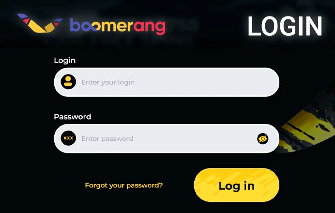Select the yellow ‘Log In’ at the bottom.