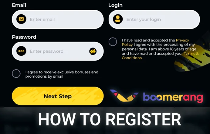 Signing up at Boomerang Casino: Start Here