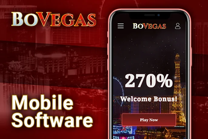 BoVegas Casino mobile app - enjoy your favorite casino games on mobile devices.