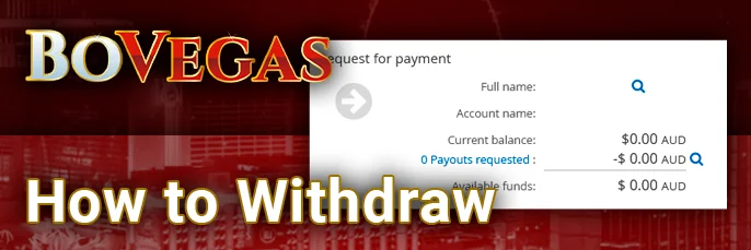 Here's your guide to making a withdrawal from BoVegas Casino.