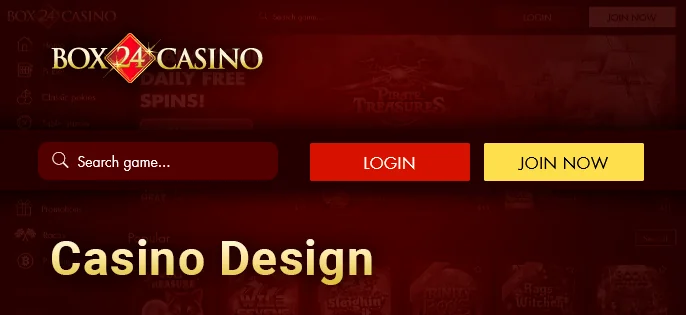 Opening a new Box24 account is effortless—just click 'Join Now' and follow the guided steps. Beyond the main menu, the left-side menu offers essential content.