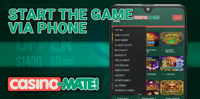 Casino Mate Gaming Zones - exploring games and categories