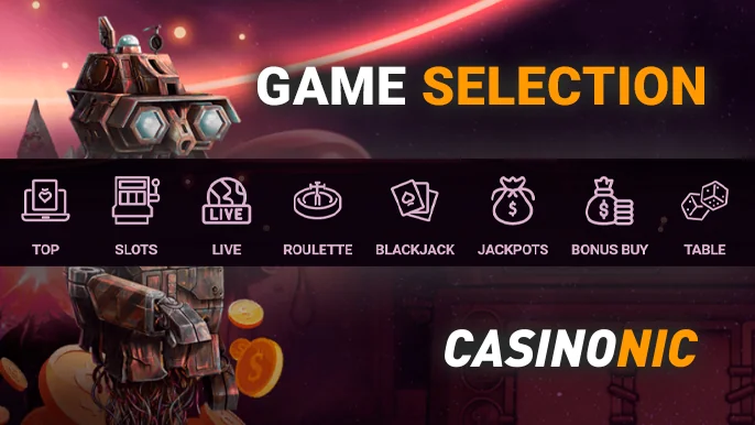 Gambling Options at Casinonic
