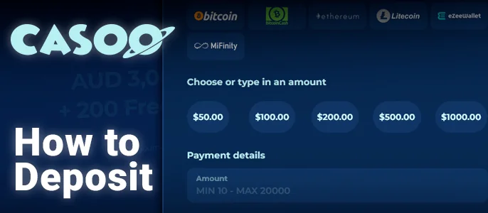 After registration, you’ll be logged into your online casino account. If you accidentally log out, we’ll show you how to log back into Casoo Casino.