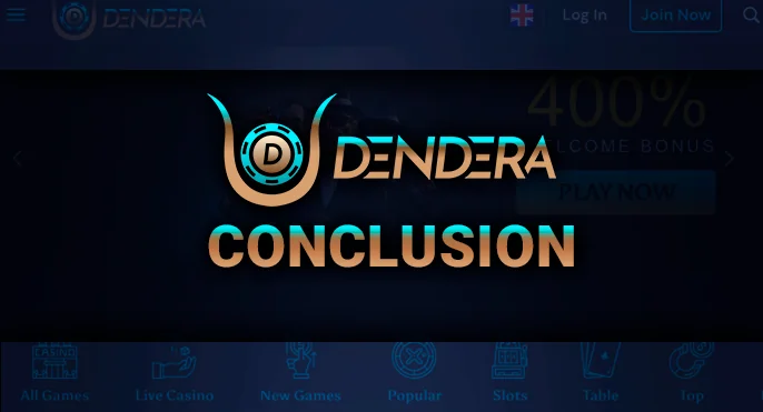 Concluding Remarks on Dendera Casino - Is It Trustworthy?