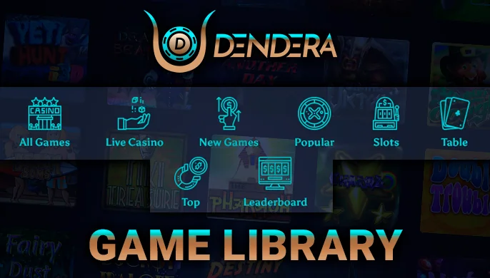 Gambling Categories at Dendera Casino with Game Counts and Examples