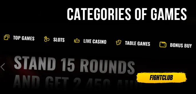 Towards the rightmost end of this menu, click on ‘Providers’ to reveal a list of supported software companies providing games to Aussie enthusiasts.