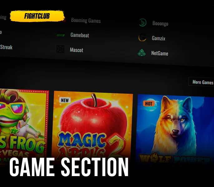 The final section on the page offers quick links leading players to different parts of the site: