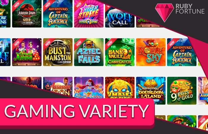 Ruby Fortune Real Money games